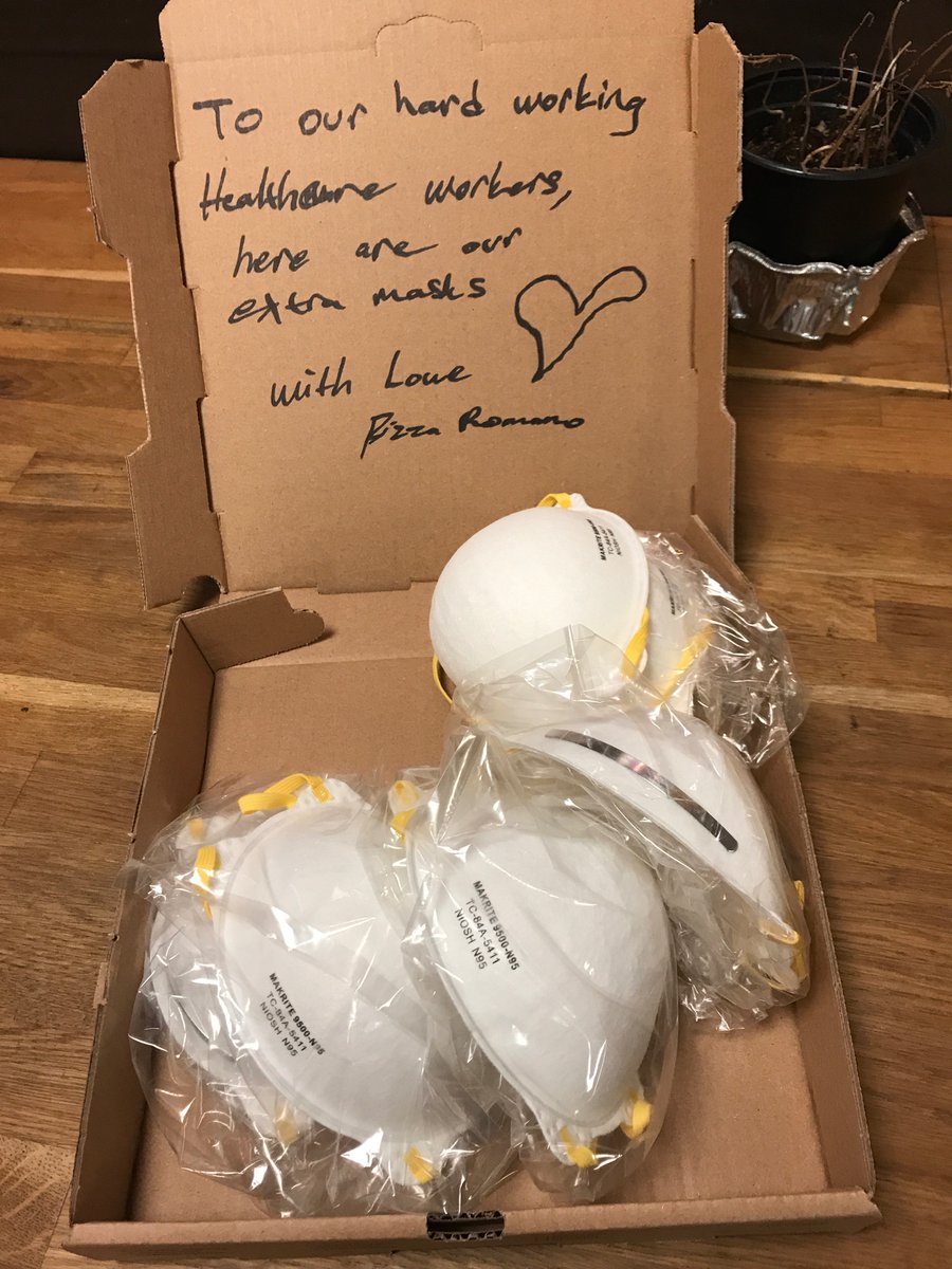 pizzaromano's tweet photo. @812spanky @WTAE Today afternoon We donated all leftover masks Upmc Presbyterian hospital; at first they didn’t accept it but we insisted. They finally accepted what he had. For those asking they didn’t give any donation receipt. https://t.co/kDtjj1O72J