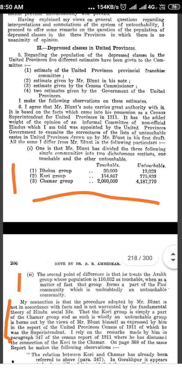 8/n1. British Imposed Worship Tax on Temples (Just like जज़िया)2. Shudras couldn't afford - got excluded.3. As per 1920 census report- UNTOUCHABLE concept - by British.4. Ambedkarji picked it up literally.5. Liberandus blamed Hindu Society Credits :  @TheProudShudra