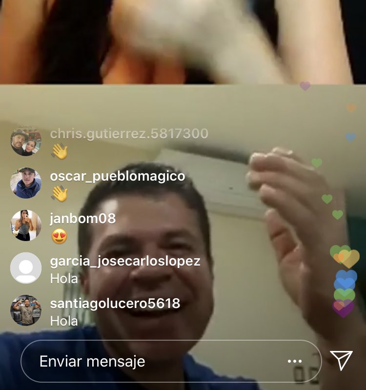 Me encanta verte en vivo así sean segundos... ♥️