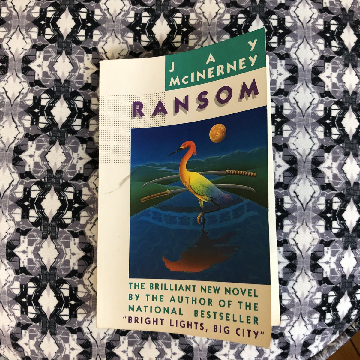 33/52Ransom by Jay McInerney.  #52booksin52weeks  #2020books  #booksof2020  #pandemicreading