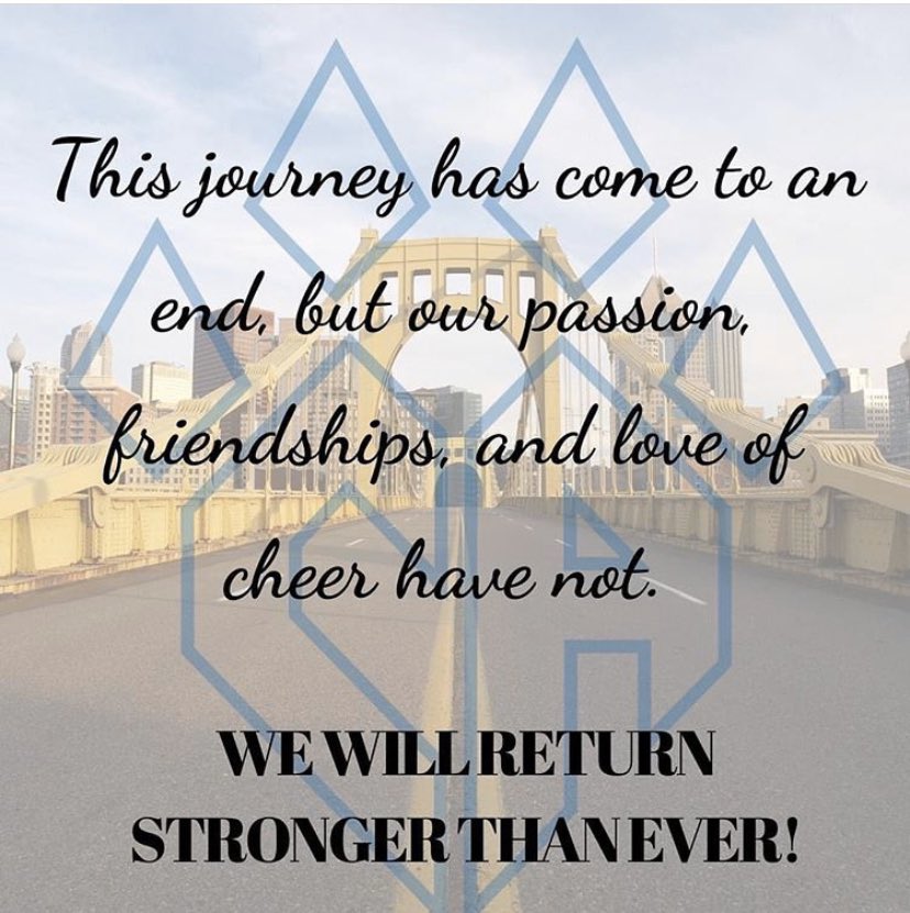 So sad our season had to end this way, but we know it's for the best. This season was amazing, and we accomplished so much! We are so glad to have all of these memories. We love you all. 💙💙 #g3fca2a