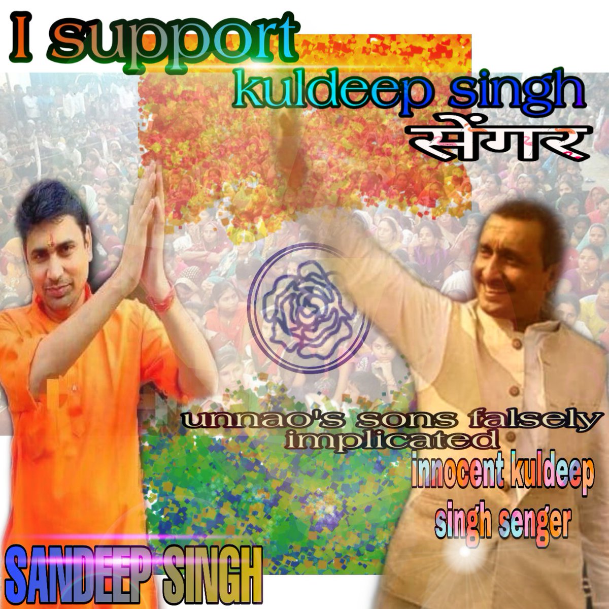 Sandeep82241566's tweet photo. I'm with Kuldeep Singh Sengar MLA
We want justice # Akela Rajput #justice for Kuldeep Singh Sengar #
#bayast media @Godimedia999
@SakshiMaharajMp @drsakshimaharaj @myogiadityanath @BJP4UP @KARNISENAorg @shree_karnisena
@Karnisenaindia @rajabhaiyamla @ANI https://t.co/itKXOVj6Ax