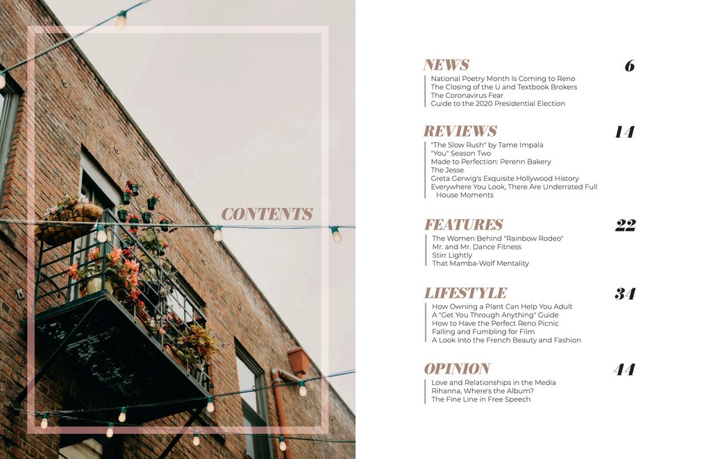 insightmagunr's tweet photo. The spring issue is out! 🌸 Have you gotten the chance to read the issue from front to back? If so, let us know what your favorite piece was! #InsightMagazineUNR #StudentPublication #Magazine #Spring https://t.co/FozkuUAjdv