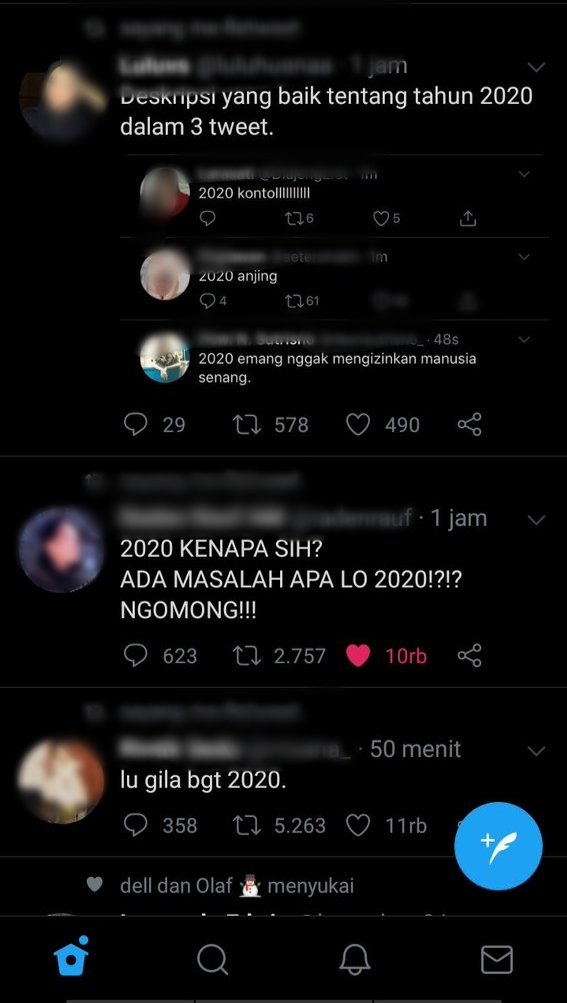 lagi marak banget keluhan netizen terhadap tahun 2020 ini, seolah tahun ini pembawa sial, banyak bencana dan cobaan.