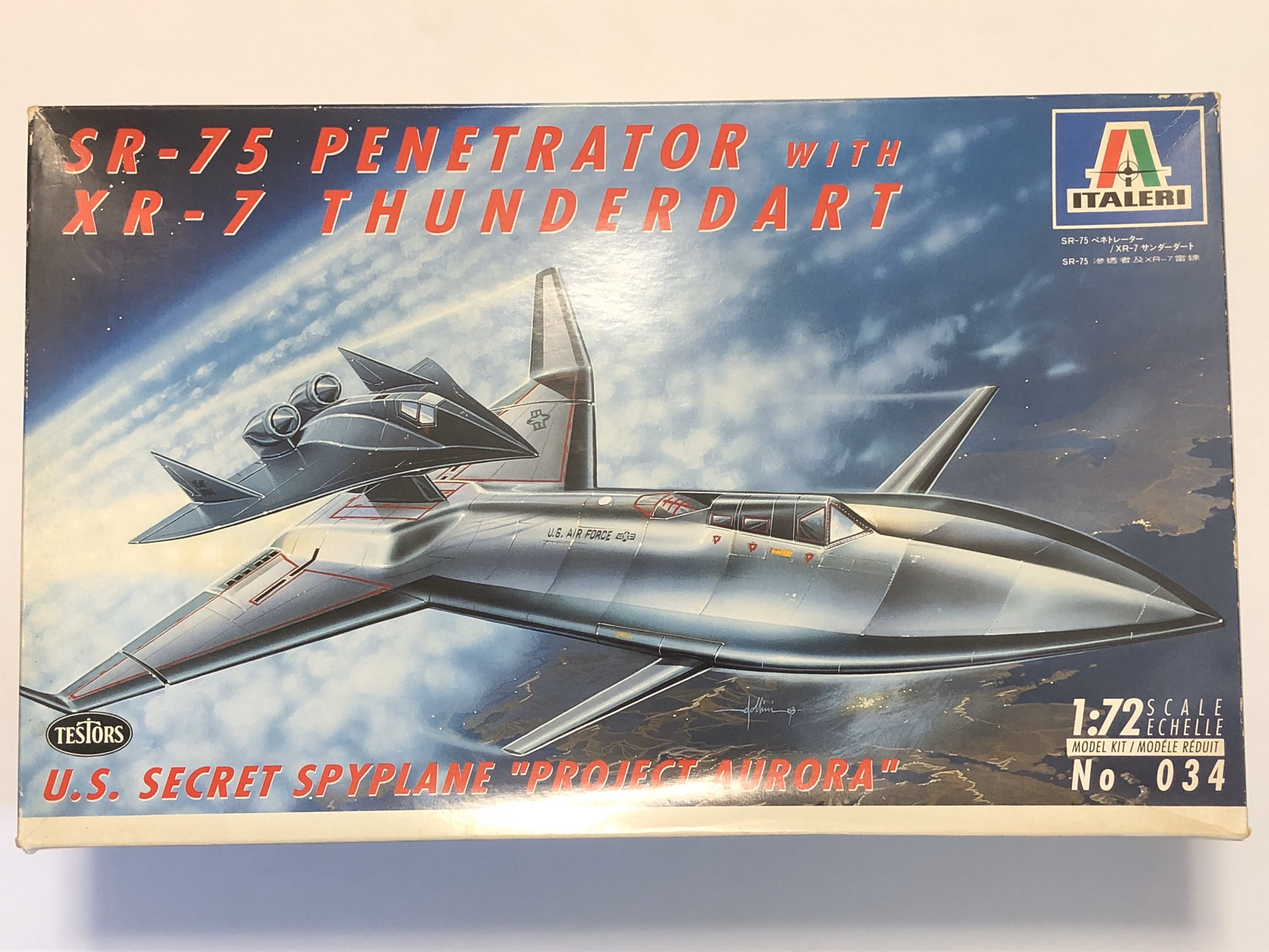 イタレリ 1/72 SR-75 ペネトレーター with XR-7 サンダーダート