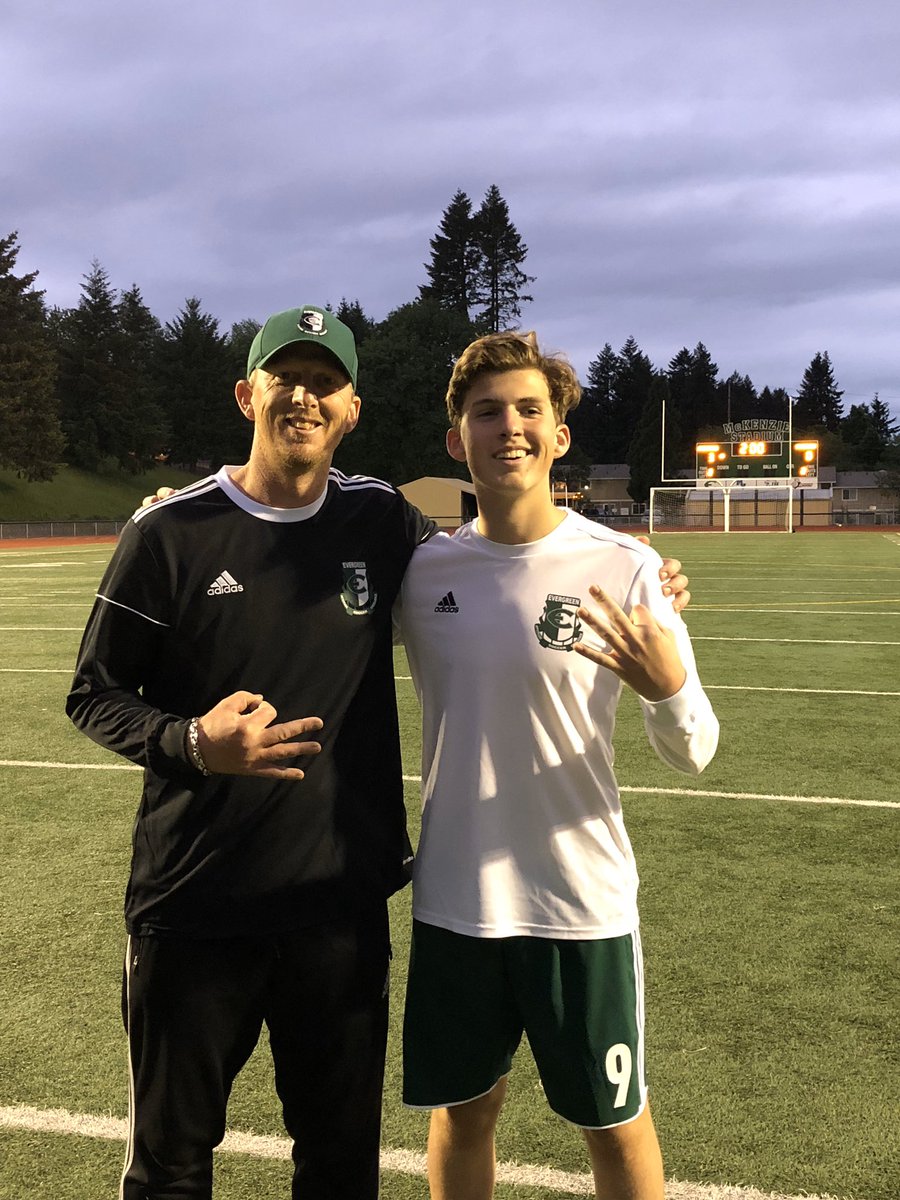 Well it started in 2001 when my first son was 3 years old playing park and Rec soccer. I have spent 20 years coaching my sons. It is a heartbreak to not coach him in his final high school season. Been able to train him everyday but not the same as a senior high school season.