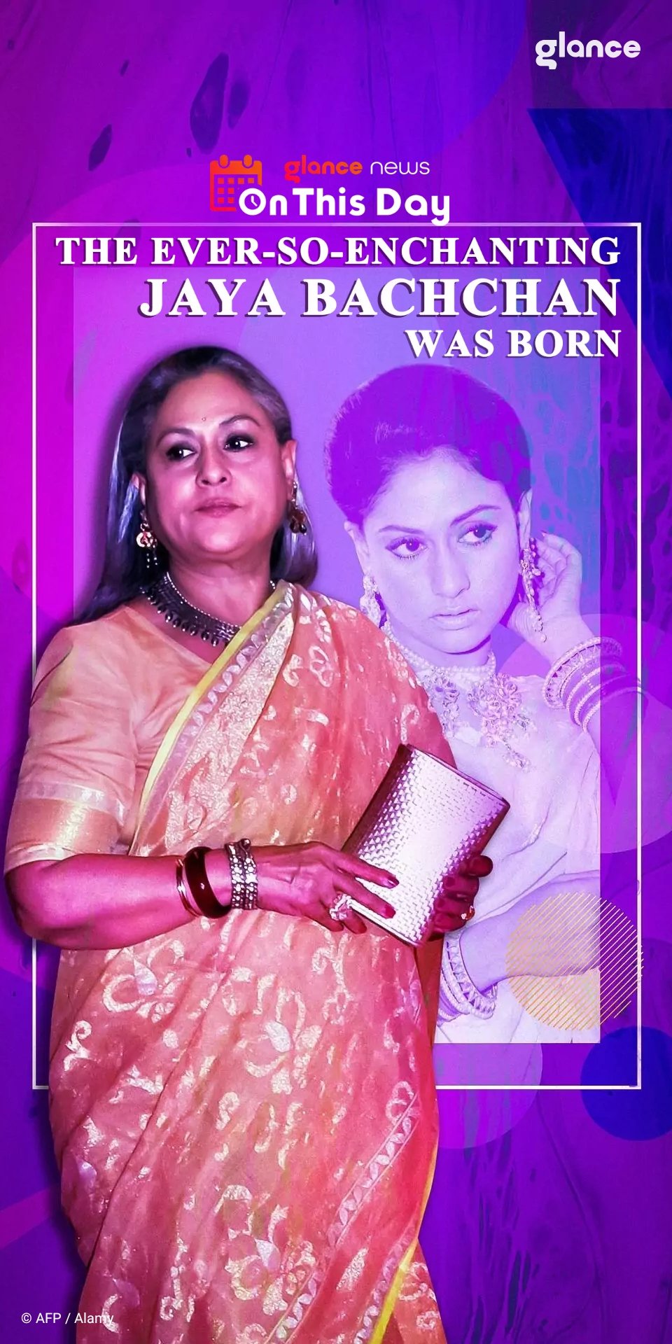  Jaya Bachchan was born
Happy birthday Jaya Bachchan ji... 