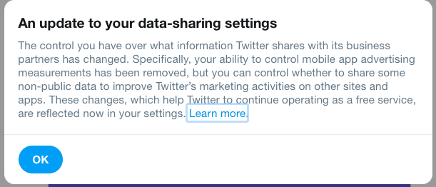 UmpColab's tweet photo. As the world changes...#Covid19inSA #COVID #CoronavirusInSA  #Day14ofLockdown so have #Twitter data-sharing settings #CyberSecurity #privacy #CyberAttack #cyberthreats #cybercrime https://t.co/MqOGhl0VtR