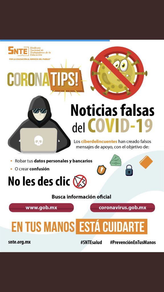 Valdiviaray's tweet photo. ⚕️ #SNTEsalud ⚕️
👉Te lo digo a ti 👤 para que lo entienda... 👥
Sobre el #coronavirus 🦠 SÉ RESPONSABLE 👉NO👈 difundas #FakeNews 🚫
#FelizMiercoles México #8Abril #COVID19 #COVID #8deAbril AMLO #poderosoplus #superluna #ConvoyPlus Trump #eLIGAMX #stayselcaday #TipoDeCambio https://t.co/gnw7bevLJ2
