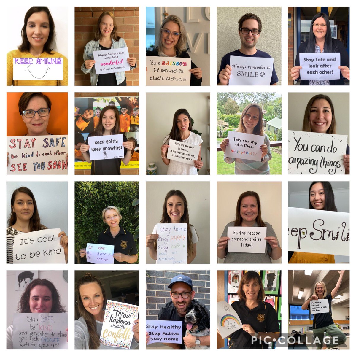 k_verinder's tweet photo. Beautiful messages from my staff to our students and families. https://t.co/7KVomSxni9