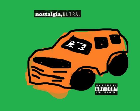 Frank Ocean - Nostalgia, Ultra.  #AlbumsInMSPaint