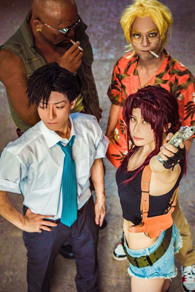 Tomoヤン 次 ワンフェス Pa Twitter コスプレ Black Lagoon ラグーン商会 ジルバだ踊るぜ ロック 祭火さん レヴィ のえるさん ダッチ オーカさん ベニー Tomoヤン 写真漁ってたら懐かしいの出てきた この4人でやったラグーン商会 最強で最高です