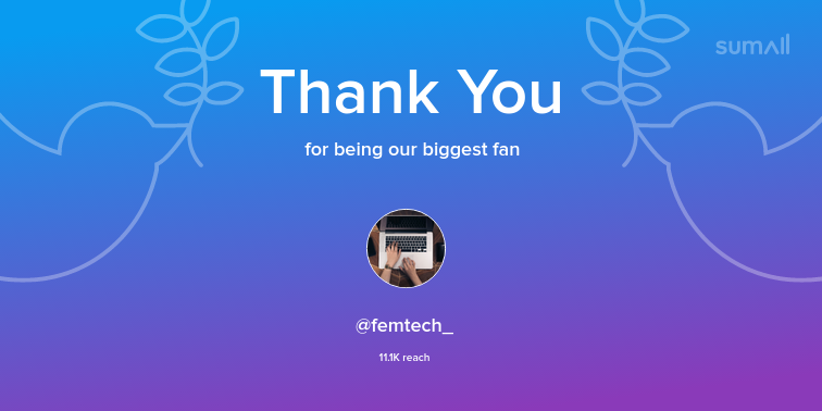 AmerdianUS's tweet photo. Our biggest fans this week: femtech_. Thank you! via https://t.co/aF1RXDx1Q2 https://t.co/WcCnDNYIeS