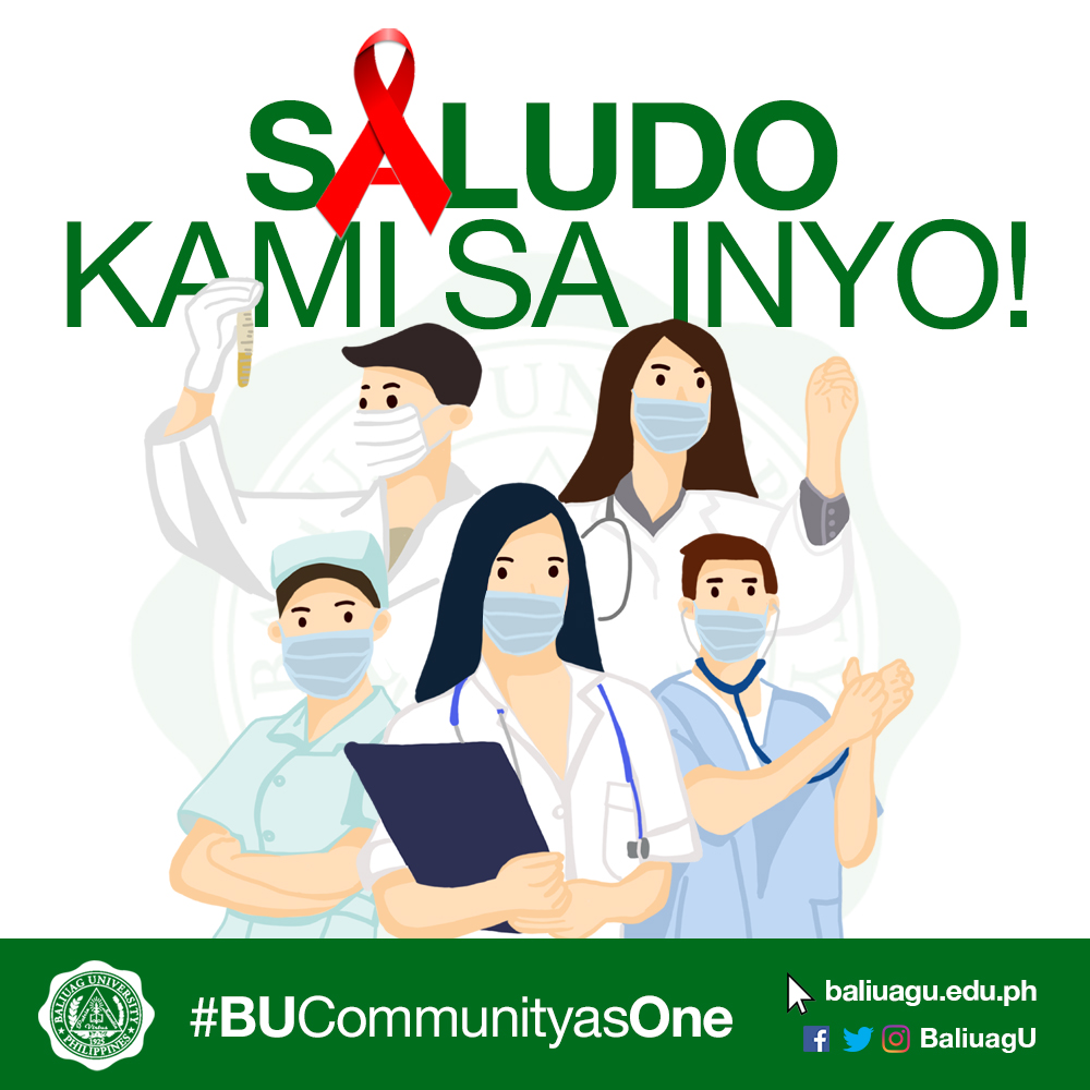 baliuagu's tweet photo. Our thoughts and prayers are with our BU Nurses and Alumni serving at the Frontline here and abroad during these difficult times.
#BUCommunityAsOne #AlagangBU #StayAtHomeForUs #BUCollegeofNursingandAlliedHealthSciences https://t.co/KHVSGhZmk4