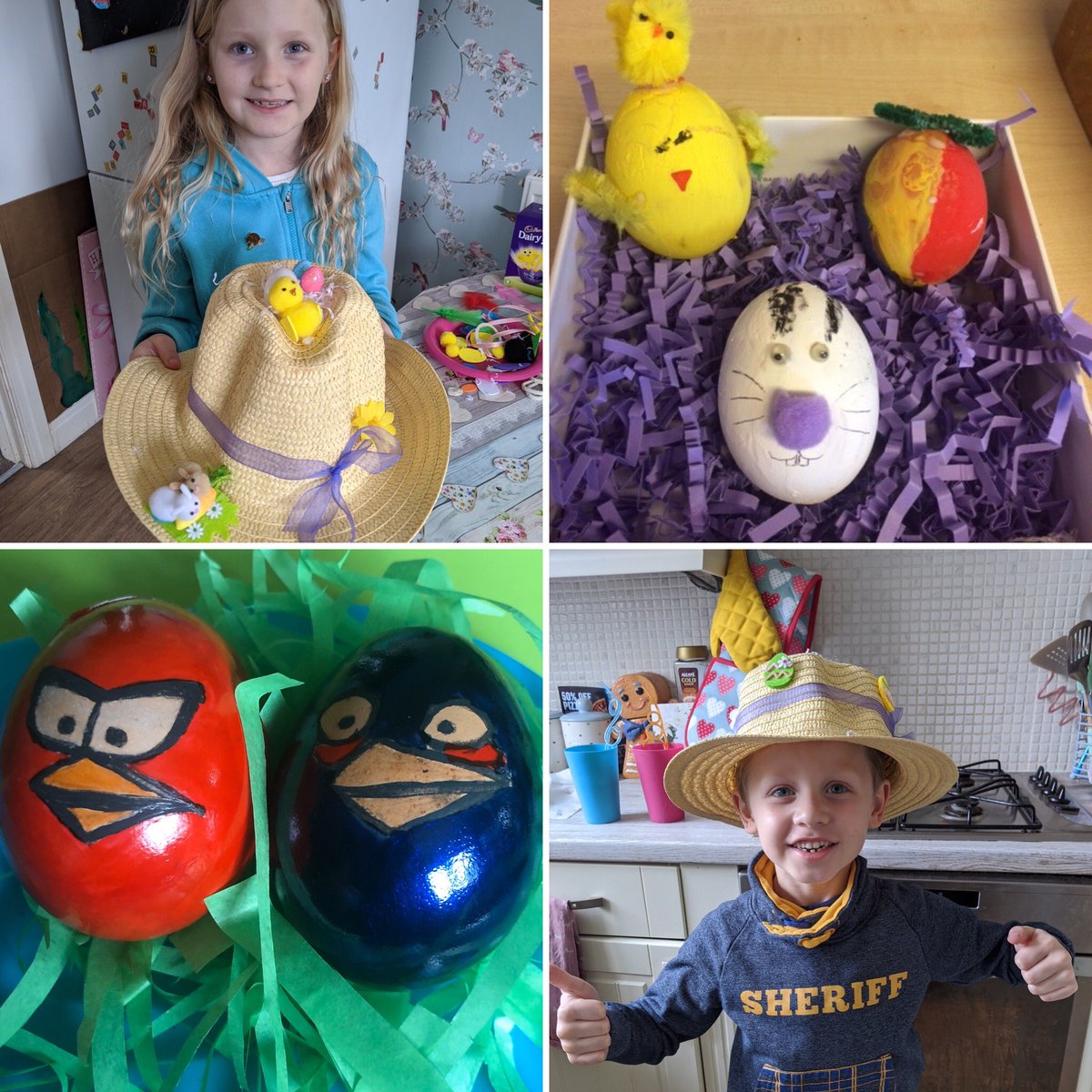 Well done to everybody who has sent in photos of their decorated eggs or Easter bonnets. There are some fantastic creations! 🎨🐣 #Easter #decoratedegg #Easterbonnets #creative