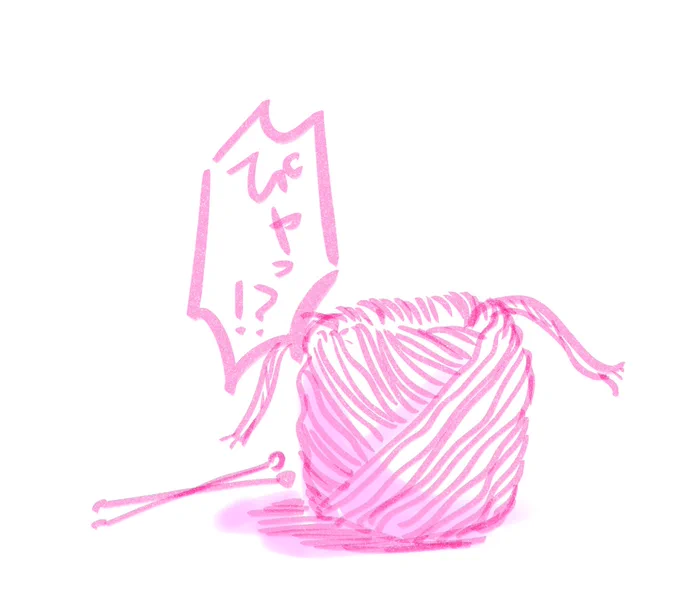 そんなばかな‥‥だってbokuにはたしかに毛糸と一緒に歩んだ記憶が‥‥ 