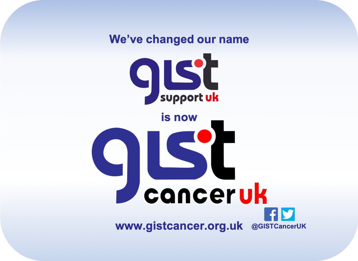 We've changed our name! <a href="/GISTSupportUK/">GIST Cancer UK - formerly GIST Support UK</a> is now <a href="/GISTCancerUK/">GIST Cancer UK</a>