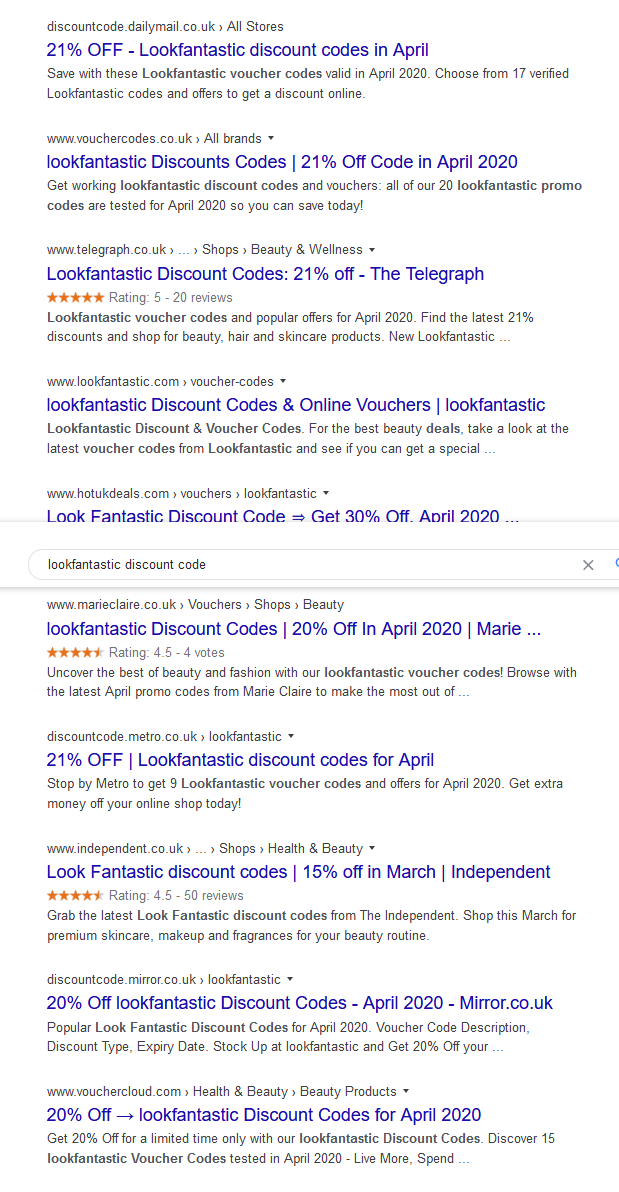 uk promo code march 2020