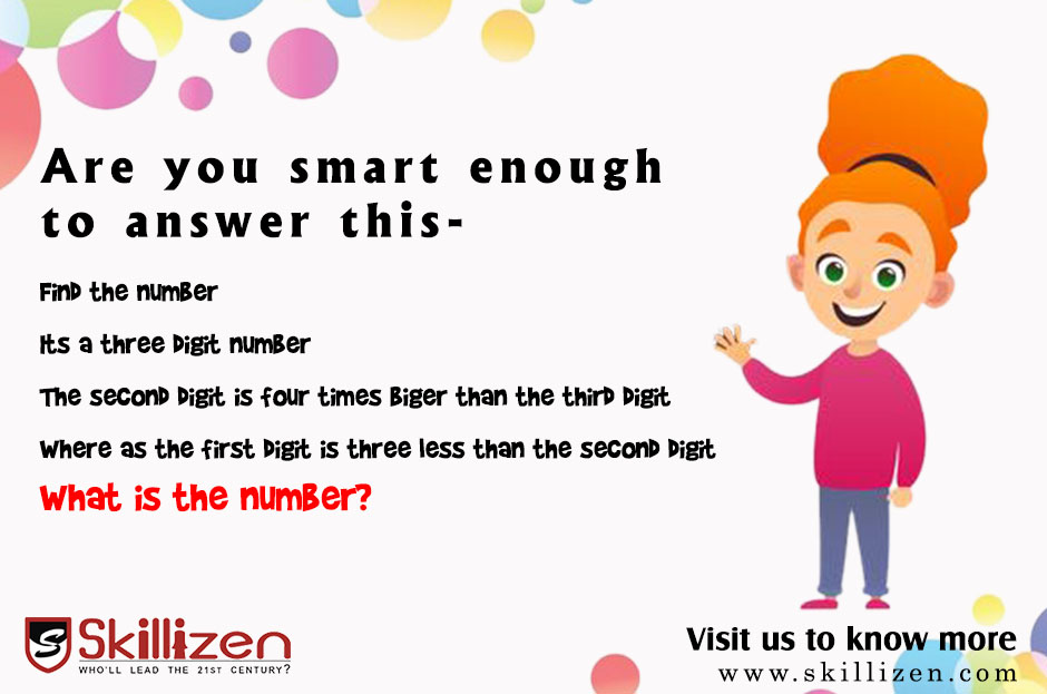 Skillizen's tweet photo. Are you smart enough to answer this?

#skillsforlife #skills #teachers #parents #students #kids #children #child #lifeskills #principle #education #educators #influencers https://t.co/Bc2gc3s8yp