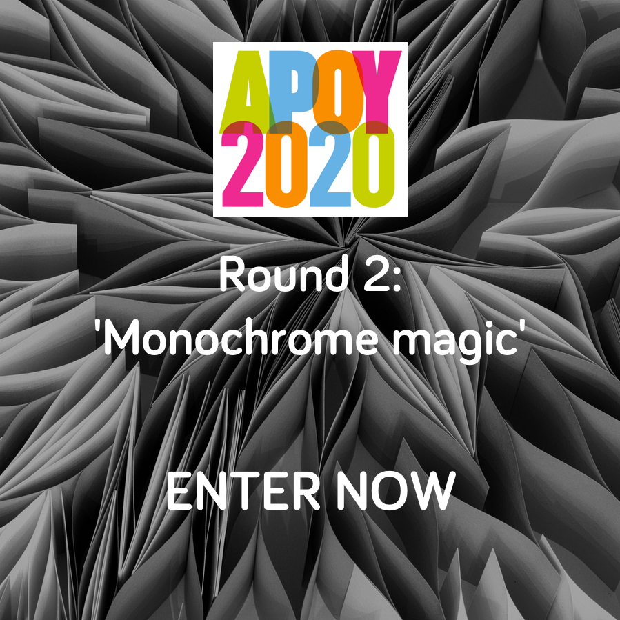 photocrowd's tweet photo. It's Round 2 in APOY 2020 awards, and in this category the judges want to see your very best monochrome images. Make sure you enter for a chance to win prizes from @SigmaImagingUK , @AP_Magazine  and Photocrowd.

https://t.co/nodCU6Kupp https://t.co/qXYyu4OJzQ