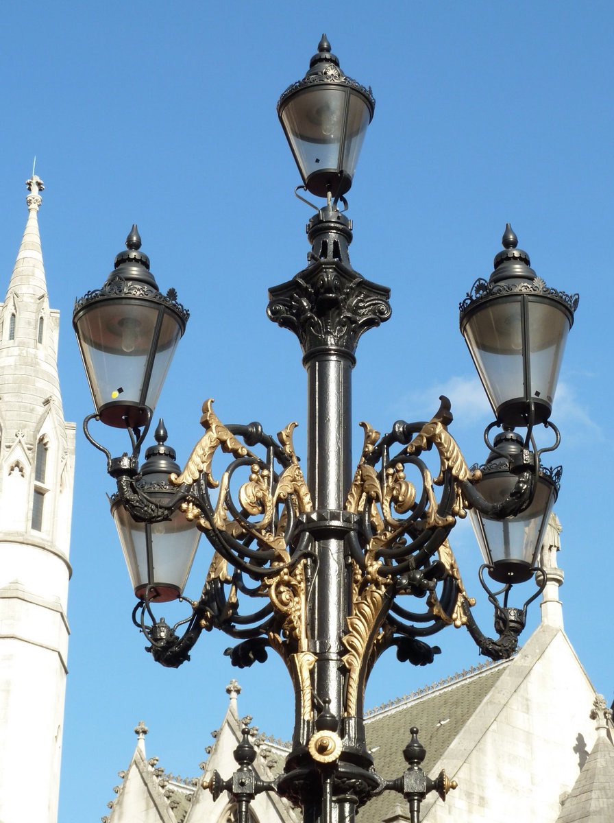 Gaslight of the Day, No.8 [Strand, opposite Royal Courts of Justice, lamp/public toilet ventilator]