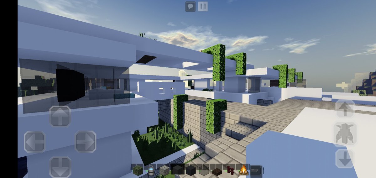 BENGIIIIII1's tweet image. MCPE Modern house build, press like for a Youtube tutorial 🙂.