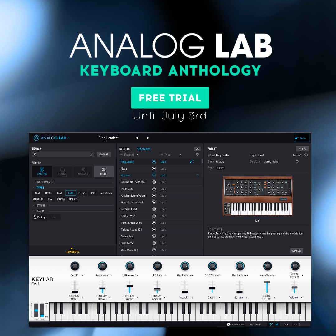 arturia analog lab free download arturia analog lab free download