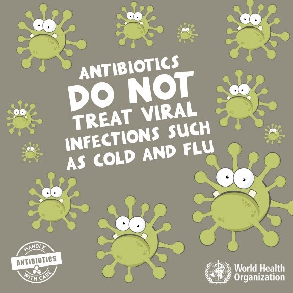  #COVID19 virus causes some flu-like symptoms. It’s important to remember not to take antibiotics to treat  #COVID19. They won’t work and increase the risk of antimicrobial resistance  #AMR.Find out more in the thread (1/3)