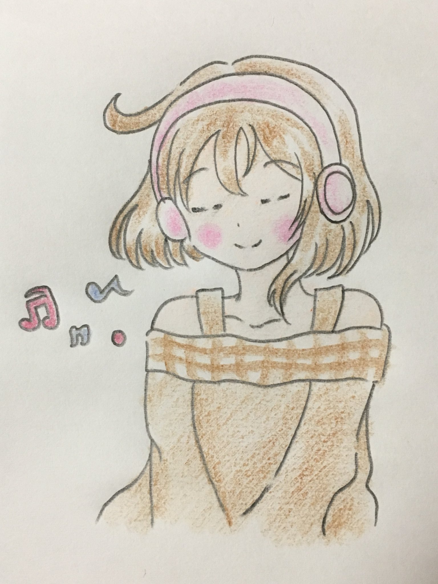 Twitter 上的 ノブユキ 固ツイ見てね 今 同居している友人が深夜までのバイト 寝ているので部屋は真っ暗 イヤホンで音楽聴きながらtwitterしてます 皆様もお疲れ様 明日からも無理の無い様に お疲れ様でした ヘッドホン 女の子イラスト T Co