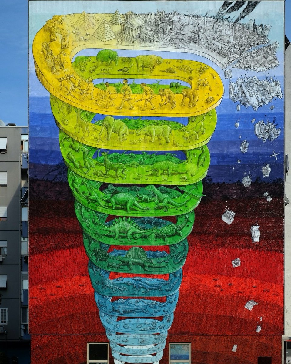 Eppure qualcuno a Ponte Mammolo già aveva previsto tutto.. come sarà la prossima spirale?
#blu #murales #pontemammolo #CoronaVirusitaly