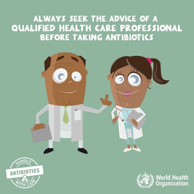  Remember - always consult a qualified healthcare professional before taking antibiotics. Antibiotics don't work against viruses like  #COVID19 virus. For more information on COVID-19   http://bit.ly/3dcFTJC   #coronavirus(ENDS)