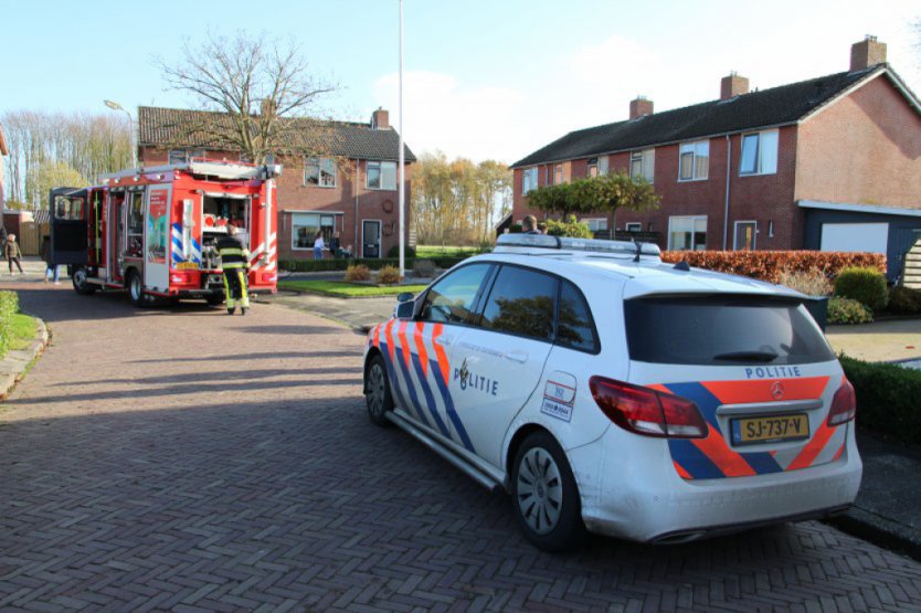 Melding brandweer Anjum
