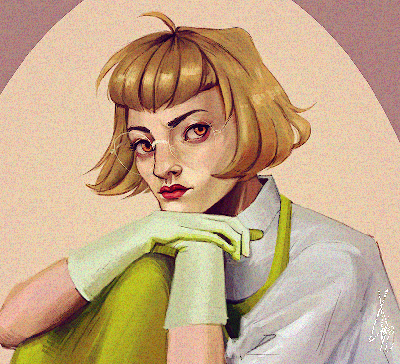 I never finished this drawing of my Primrose ?
She looks like she could kill you but is actually a cinnamon roll
I saw Ronnie doing this too, so i thought why not to pull myself into another challenge, it motivates me to draw tbh