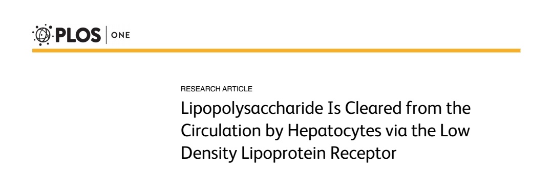 And yes, LDL is a carrier molecule for bacterial toxins that are cleared by the liver when LDL engages it's receptor on hepatocytes. It's also the case that HDL helps clear these toxins in the liver