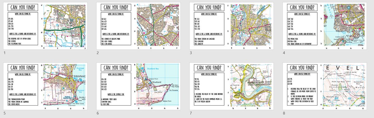 fiona_616's tweet image. drive.google.com/file/d/1-65-yZ… Map reading resources. I always find that students can give GRs on blank maps or grids, but get confused when given a proper OS map. Time to practice. #GeographyTeacher #GridReferences @HumanitiesKc @qoe_kc