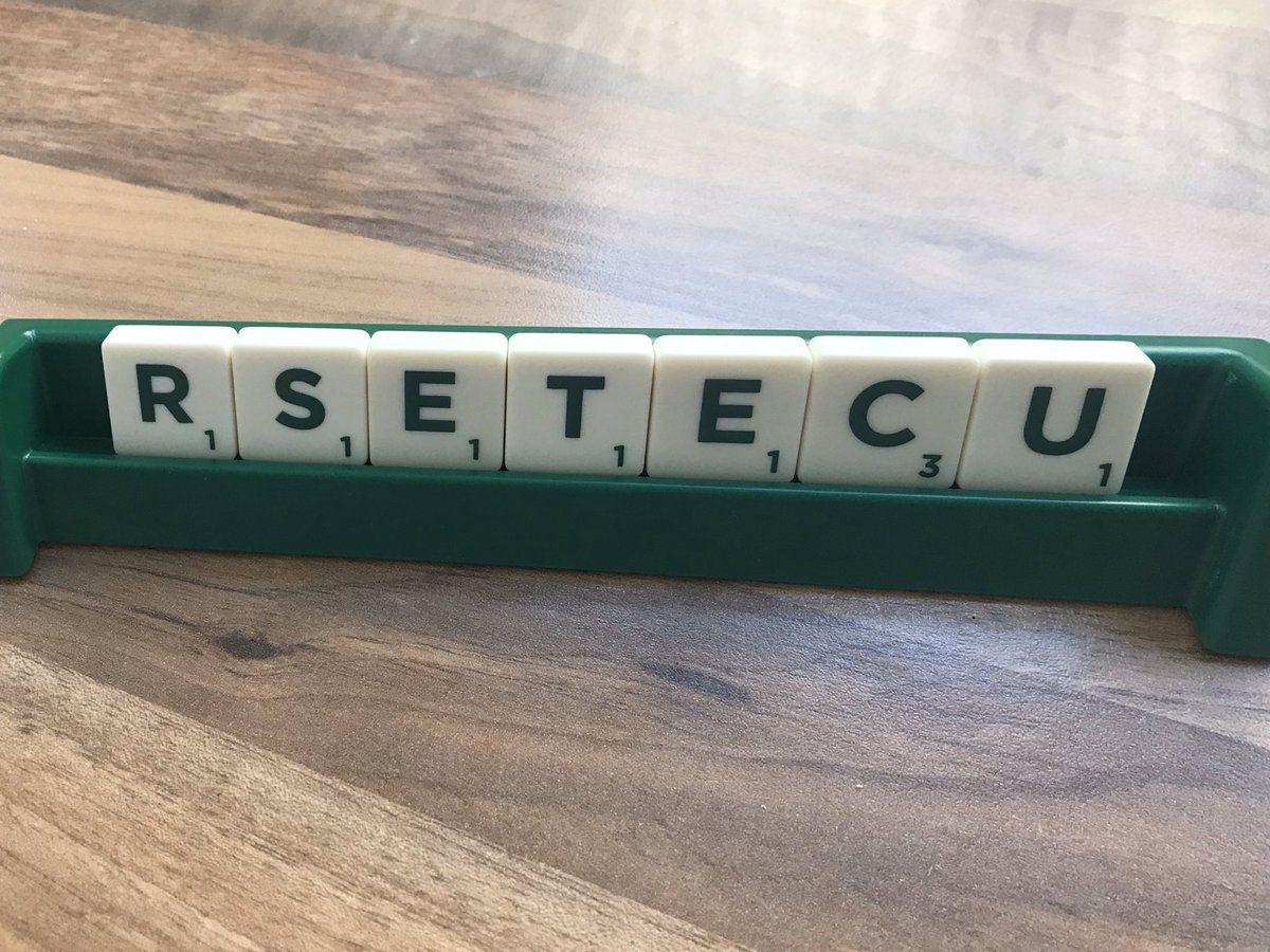 GreenwichLibs's tweet photo. It’s time for a Thursday #Scrabblechallenge! Here are your 7 tiles, what words can you make today?
#Scrabble #wordgame #fiveminutechallenge @LDNLibraries @maritimeLDN https://t.co/c2ZY5gtzIP