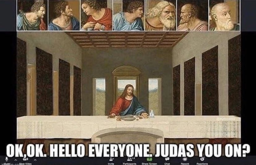 Holy Thursday looks a little different this year.