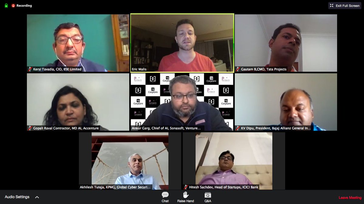 Amazing line-up! Day4 “How #technology can help companies operate during a #pandemic”

Join Live: bit.ly/CGVirtualPanel

"CTO is new CEO" 
"Core single point of failure is #communication, #tech will be hence very critical"

<a href="/corp_gini/">CorpGini</a> <a href="/ankurdineshgarg/">Ankur Dinesh</a> <a href="/mahavirlunawat/">Mahavir Lunawat</a>