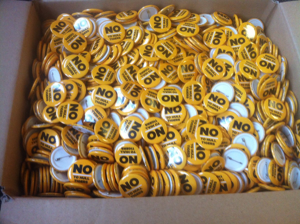 JWhittlesElbow's tweet photo. Six years today since the FA said #notoHullTigers. Still think it’s one of the greatest fan campaigns in the history of English football history. Happy “No To Hull Tigers Day”! #hcafc https://t.co/508IUZMuLp