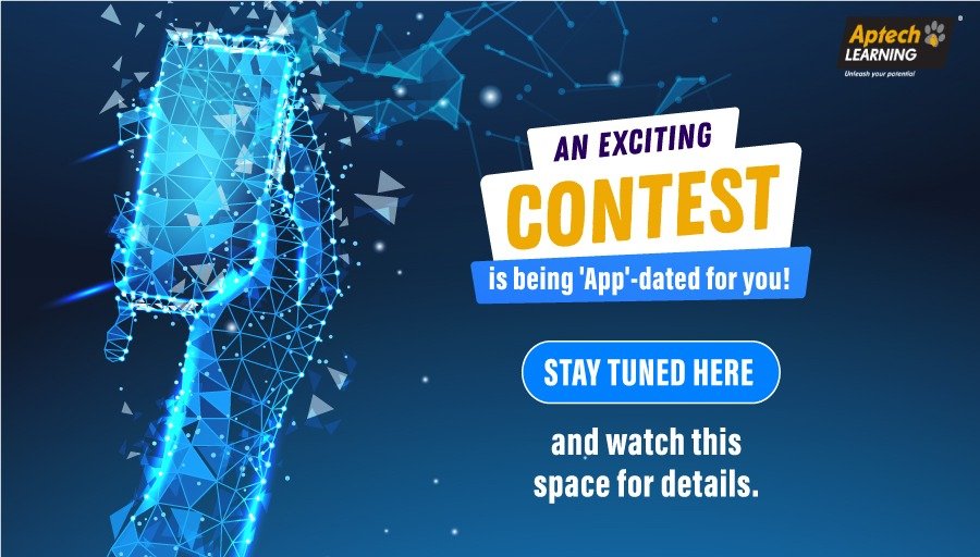 Aptech_Learning's tweet photo. #ContestAlert
Are you ready to showcase your #TechSkills? An exciting contest is coming up tomorrow. Stay
tuned on our Facebook page for more updates: https://t.co/XM5kkuLNJZ

#Contest #ContestTeaser #ContestComingSoon #Contest2020 #TechContest https://t.co/gYfLRIaUDr
