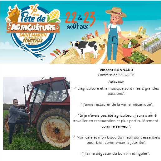 Vincent vous souhaite une bonne journée ! 👋