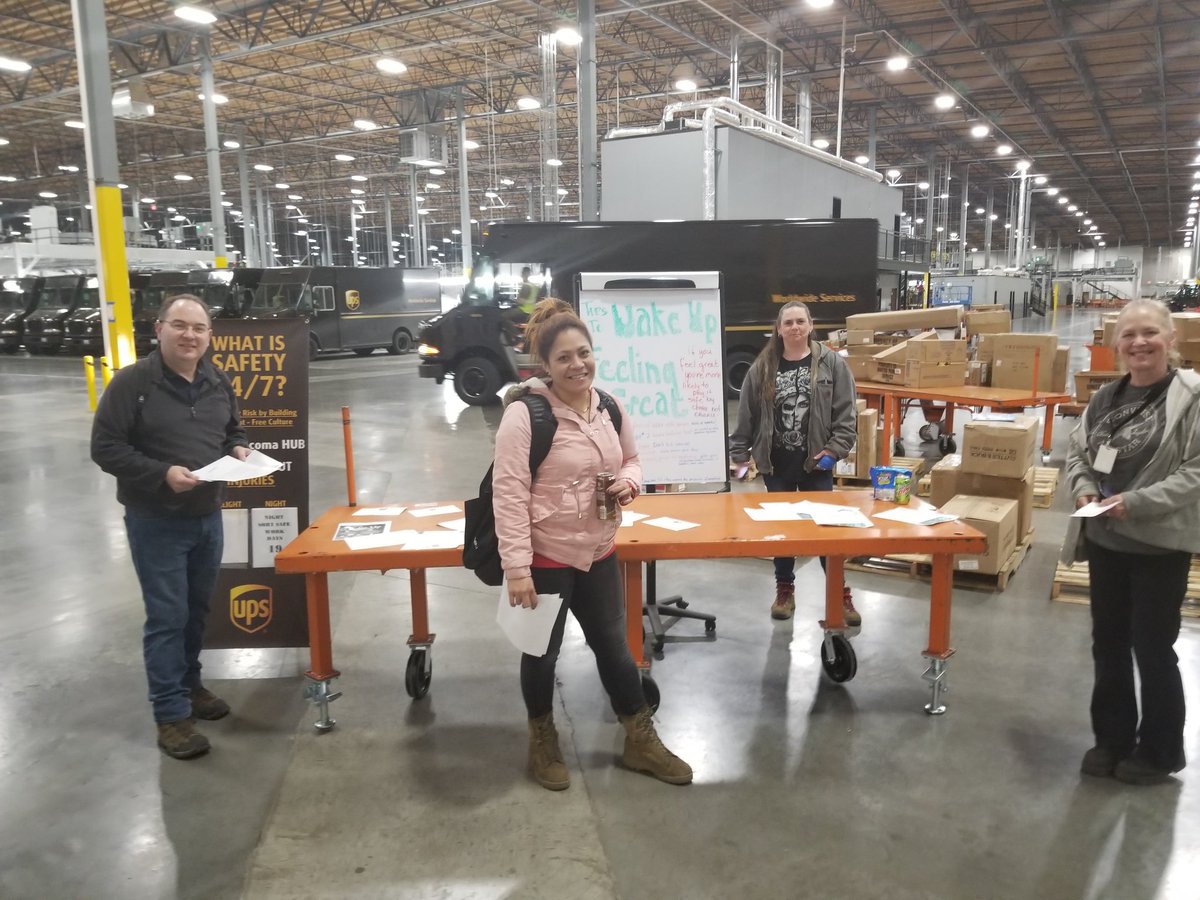 Getting accustomed to our new social distancing.  Keeping our people in the know TOMWA N style
<a href="/NorthwestUPSers/">Northwest UPSers</a>