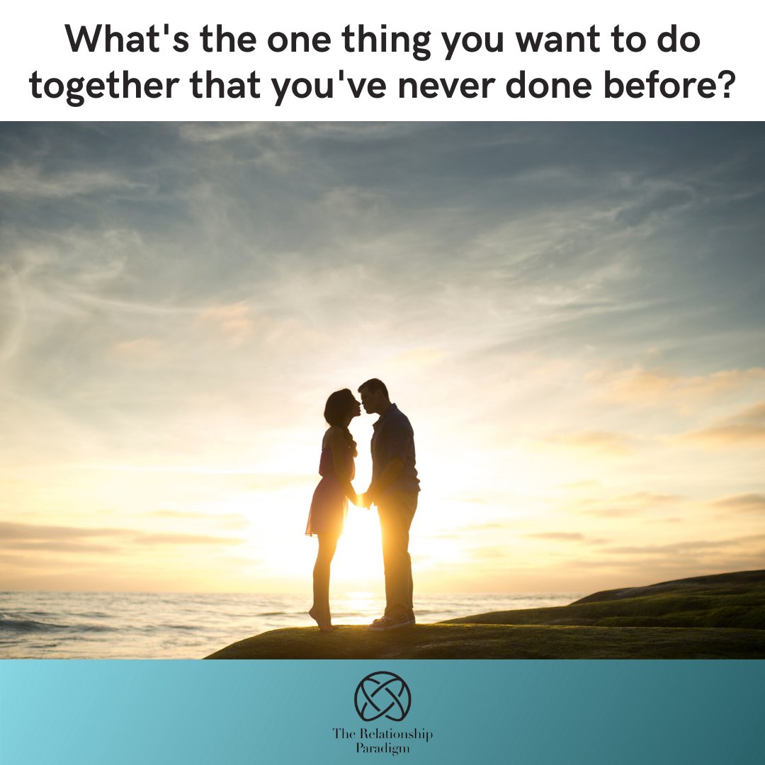 RelParadigm's tweet image. #isolationship thoughts. What's the one thing you want to do together that you've never done before? Ask your partner to come up with their idea. Now plan the opportunity to do these after #coronaviruslockdown
#coronavirus #covid19 #staysafe #stayhome #relationships #timetogether