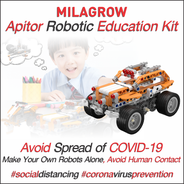 MilagrowRobots's tweet photo. Make Your Own Robots Alone, Avoid Human Contact. 

#milagrow #robotickit #STEM #educationrobotickit #codingkid #stemlearningkit #learningkit #stemeducation #stemlearning  #students #teachers #parents #socialdistancing #coronaprevention https://t.co/ftXQzwgieW