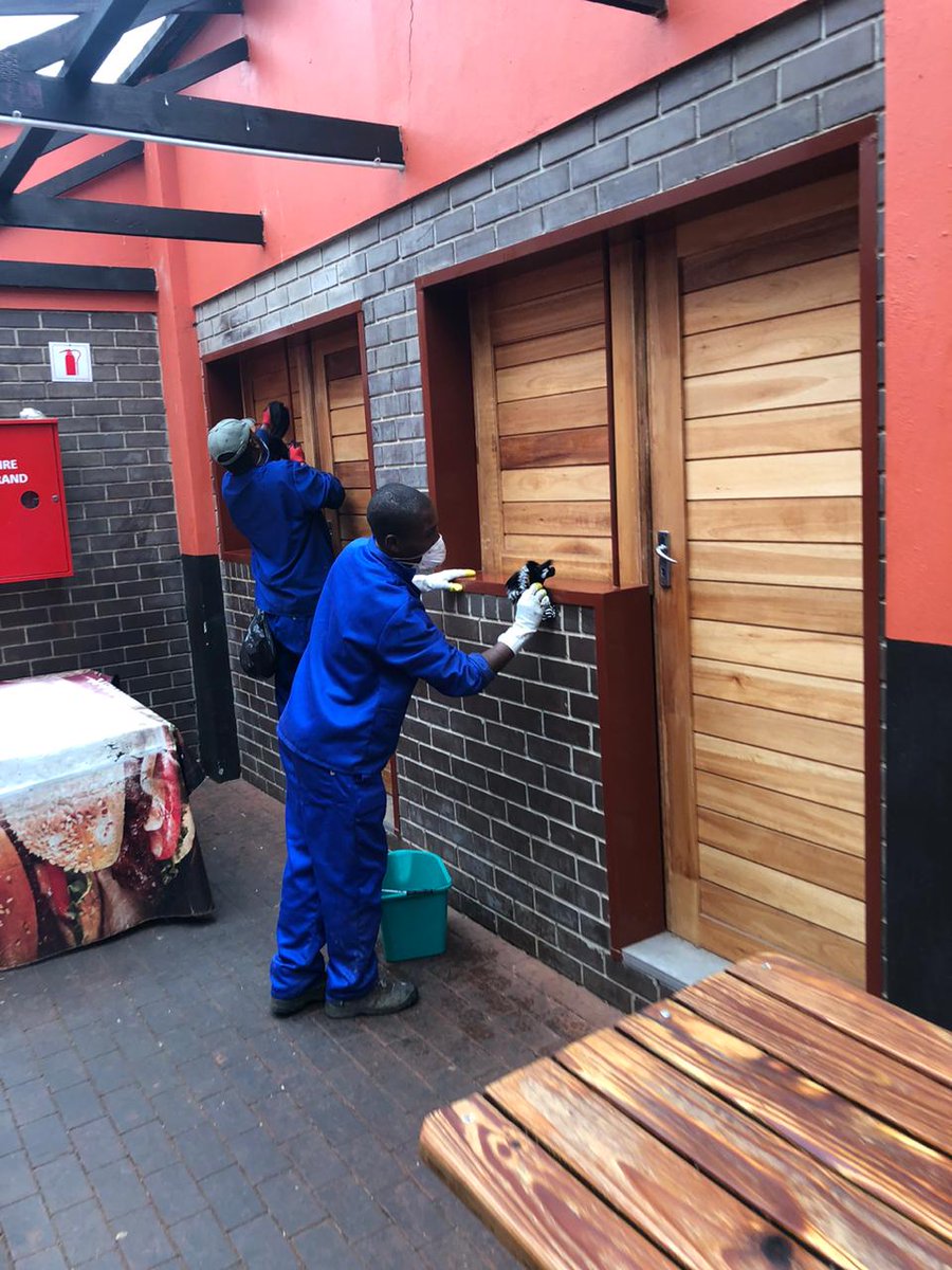 The Yeoville Transport Facility also got a deep clean  #Day14ofLockdown  #StayAtHome    #JoburgCares ^NS