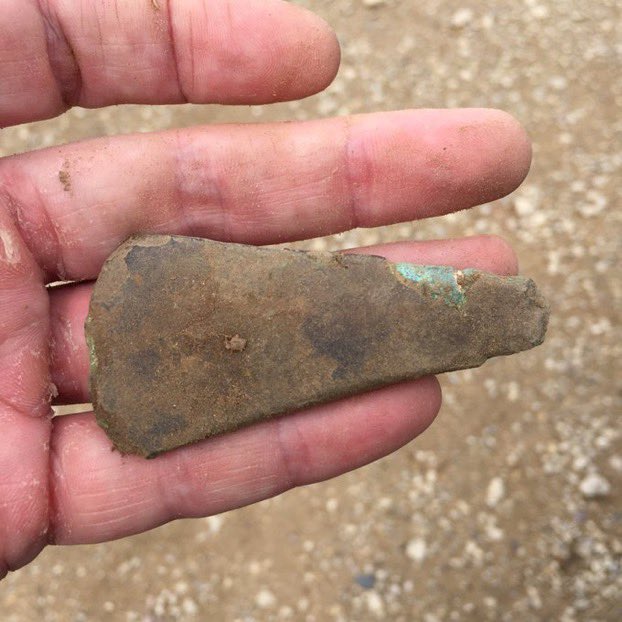 ..it’s actually a Bronze Age age head. A flat axe head to be precise. Little did I know when I took this photograph, that I was actually holding an axe head that was over 4,000 years old. Even now as I sit here typing this, the familiar goosebumps begin to appear along my arms...