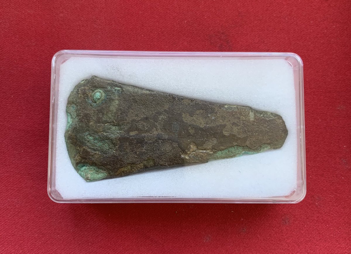 ..And here is the axe head today. An amazing piece of history & a massive privilege to have been the one to discover it. It wouldn’t have been possible without my friends allowing me the opportunity to detect though, so the final & the biggest thanks to I & S. Thank you 