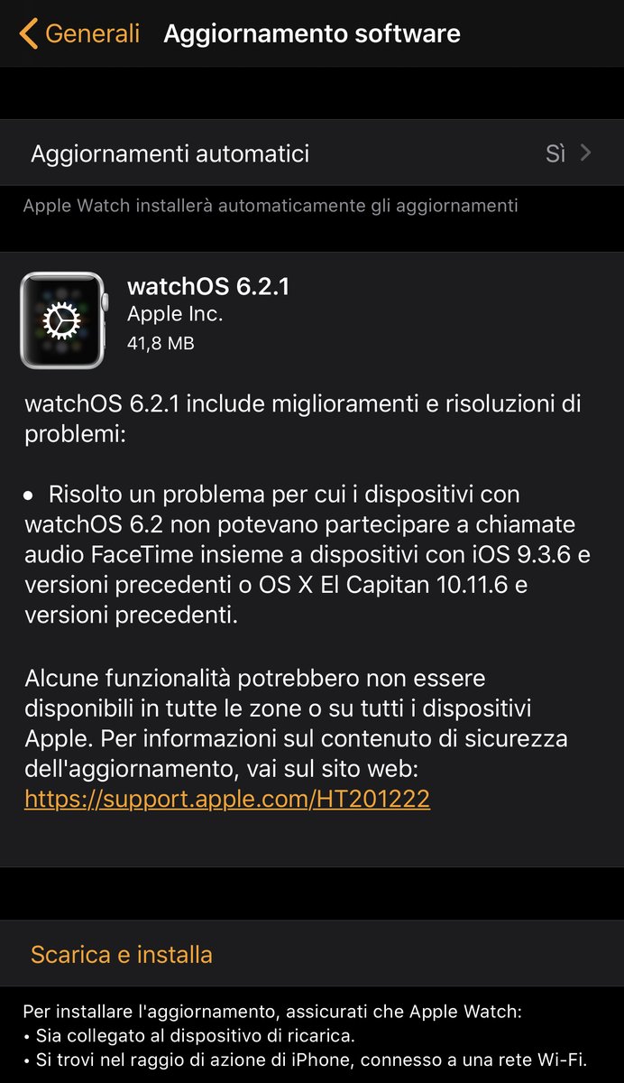 doctorappleita's tweet image. Disponibile per tutti #watchOS6.2.1