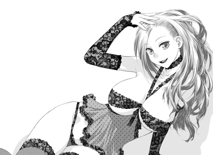 「最近この世界は私だけのモノになりました……」から、おまけ絵と販促絵です。
ちょっとエッチな絵ですが重苦しい雰囲気を少しでも明るく出来ますよーに_φ(≧w≦;;) 