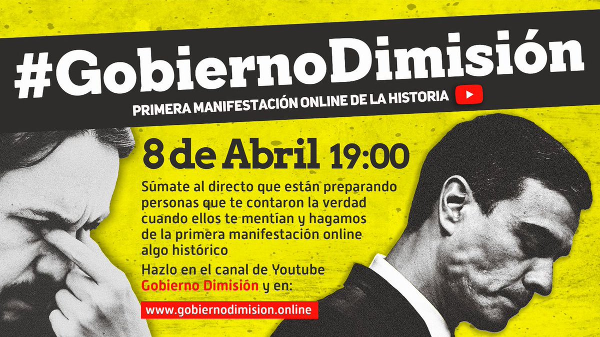 ResisteEspana's tweet photo. Ayer fue todo un éxito la #ManifestacionGobiernoDimision y @ResisteEspana estuvo allí. ¡Gracias a todos y enhorabuena a los organizadores @Alvisepf @javiernegre10 @cristinasegui @carloscuestaEM! https://t.co/vuKd8b27fh